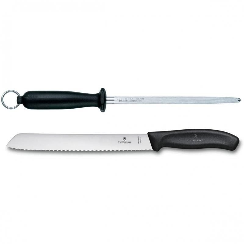 Victorinox Classic Cutlery Block Set Nylon Handles | 11 Pieces | Black