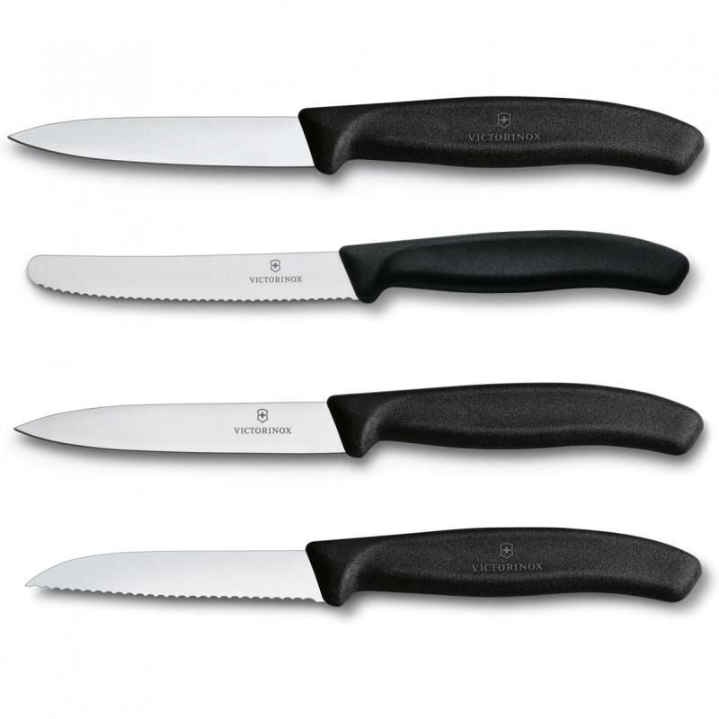 Victorinox Classic Cutlery Block Set Nylon Handles | 11 Pieces | Black