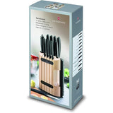 Victorinox Classic Cutlery Block Set Nylon Handles | 11 Pieces | Black