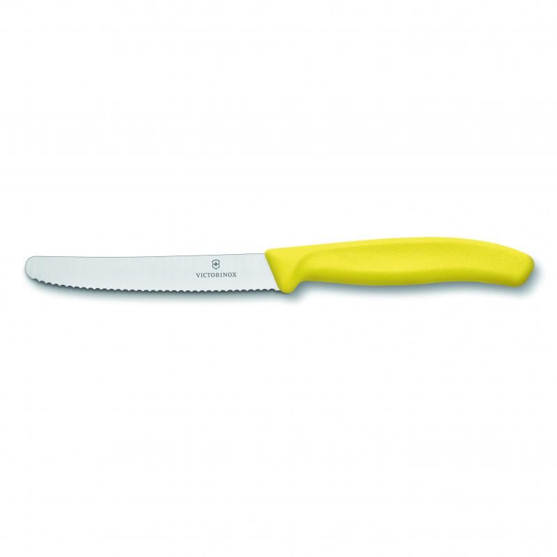 Victorinox Swiss Classic Tomato And Steak Knife 11cm Yellow