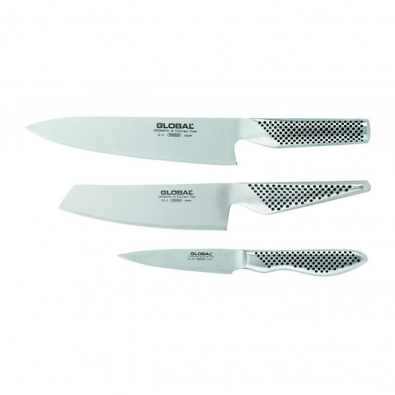 Global 3 Pieces Cook Knife Set | Made In Japan