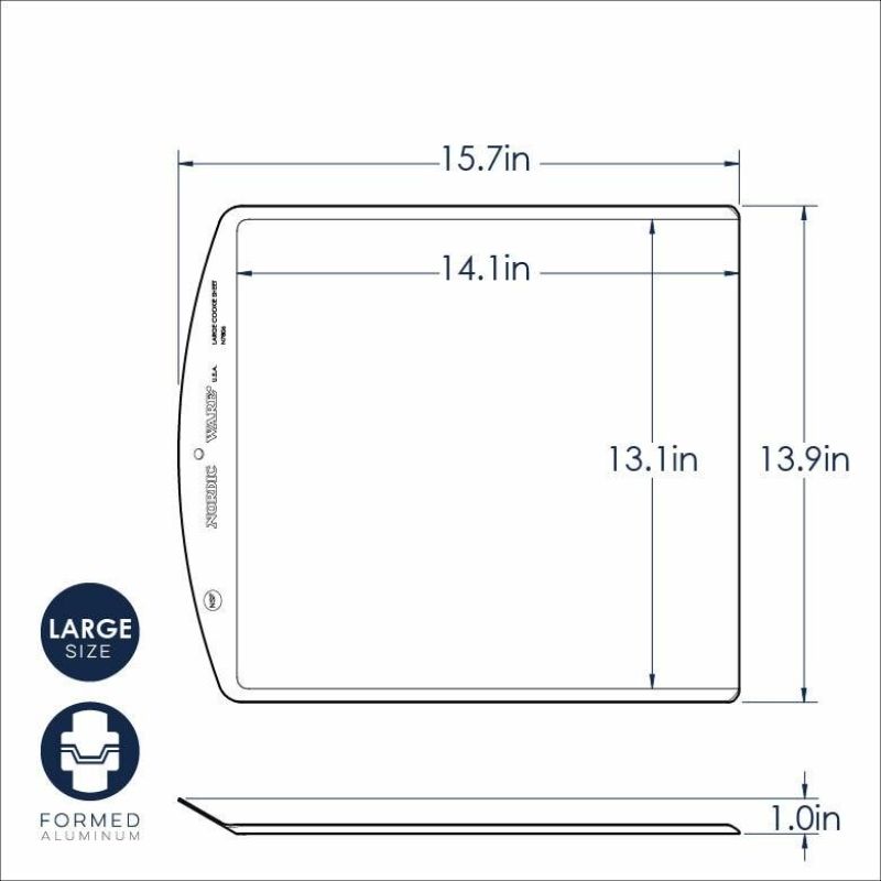 Nordic Ware Naturals® Large Classic Cookie Sheet