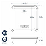Nordic Ware Naturals® Square Cake Pan | 8"