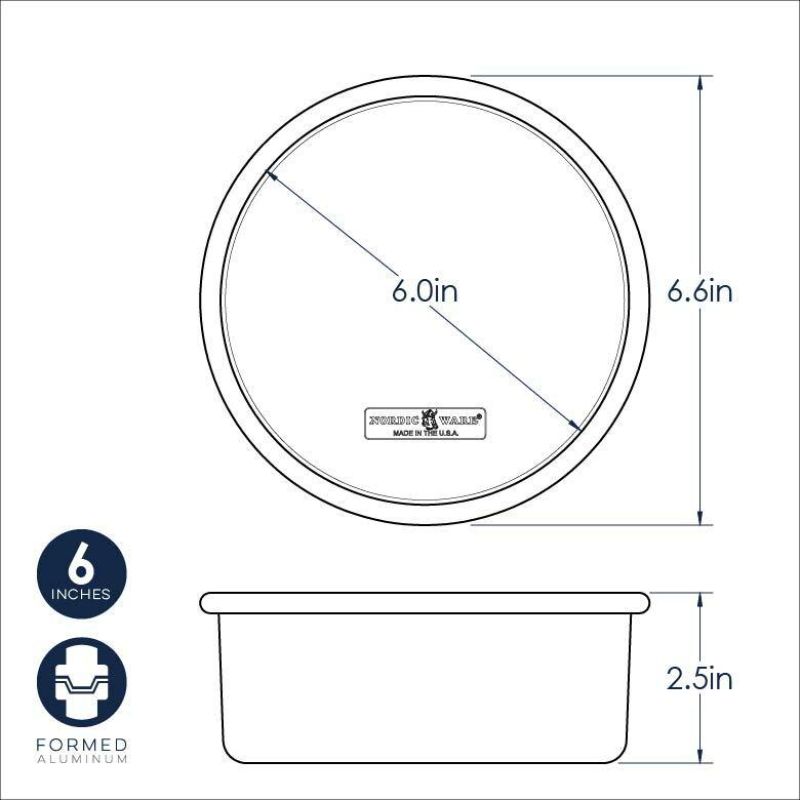 Nordic Ware Naturals® Round Layer Cake Pan | 17cm