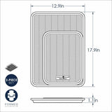 Nordic Ware Prism Baker'S Bundle Quarter And Half Sheet