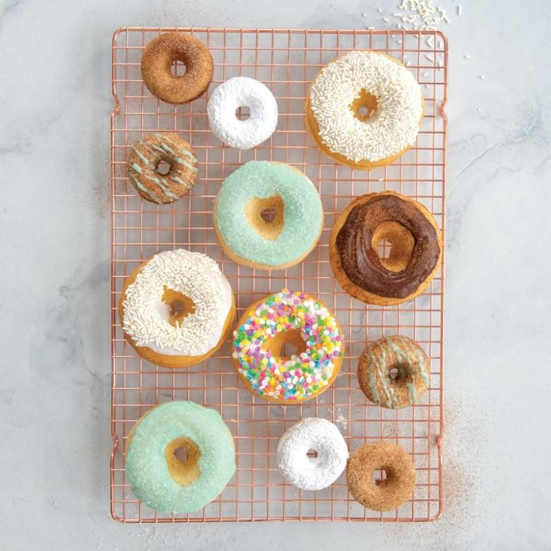 Nordic Ware Mini Donut Pan | Red