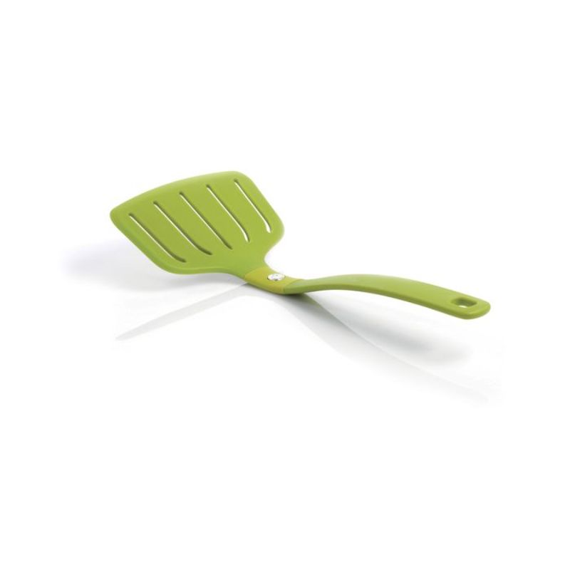 Vibrant Bel Air Green fish turner, made from durable nylon, perfect for flipping fish and serving vegetables without contamination.