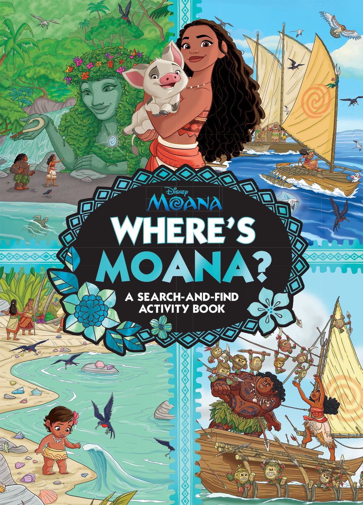 Where's Moana?: A Search-and-Find Activity Book - Disney