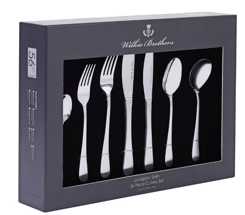 Wilkie Livingston Sat 56pc Cutlery Set