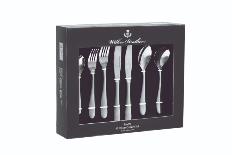 Wilkie Bros Baxter 42pce Cutlery Set