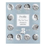 First Year Blue Metal Baby Frame 13 Photos  - Type 2