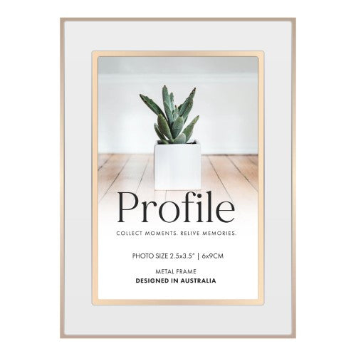 Eternal Black/Rose Gold Metal Photo Frame - Type 2