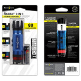NITE IZE RADIANT 3-IN-1 LED MINI FLASHLIGHT BLUE