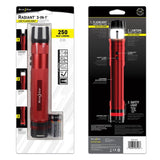 NITE IZE RADIANT 3-IN-1 LED FLASHLIGHT - RED