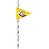 CUP CAKE CREATION 7011 19CM STRAWS MONKEY BUS C/CAKES 24PC
