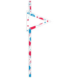 CUP CAKE CREATION 7013 19CM STRWS RED/BLU BAL. C/CAKE 24PC