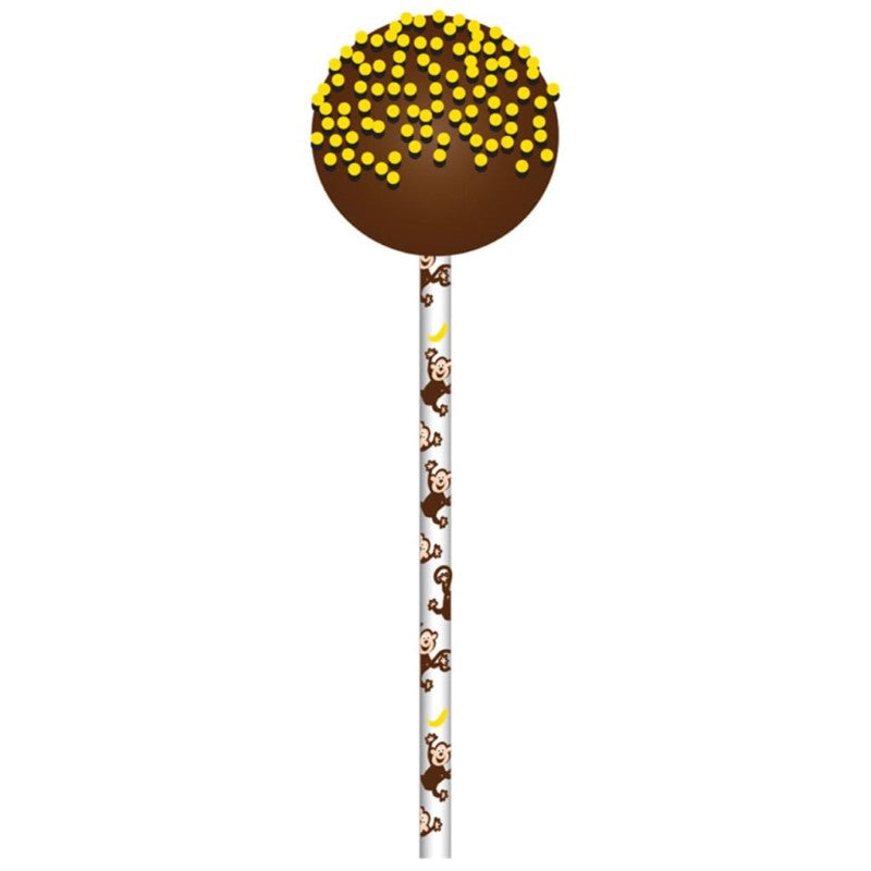 CUP CAKE CREATION 7210 15CM CAKEPOP STK MONKEY BUS 24PCS