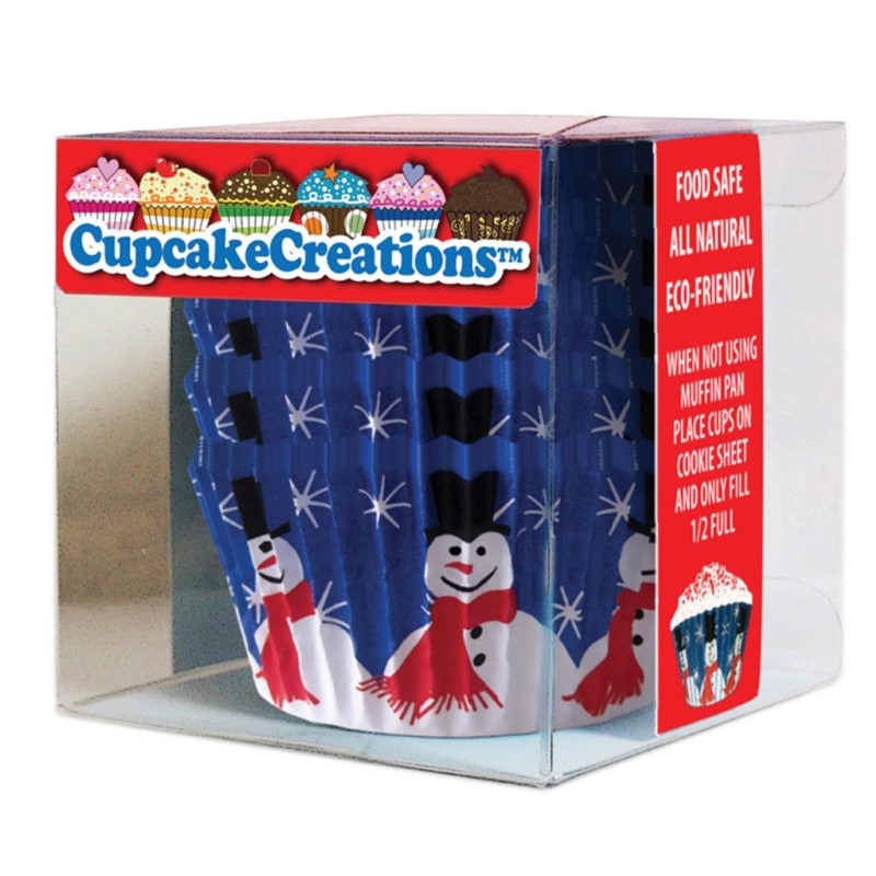 CUP CAKE CREATION STD SNOWMAN CUPCAKE 80PCS