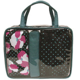 COMOY 4PC COSMETIC BAG SET BLACK
