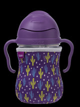 B.BOX SIPPY CUP NEOPRENE SLEEVE-CACTUS CAPERS