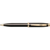 SHEAFFER® 100 9322 GLOSSY BLACK BALLPOINT PEN WITH GOLD-TONE TRIM