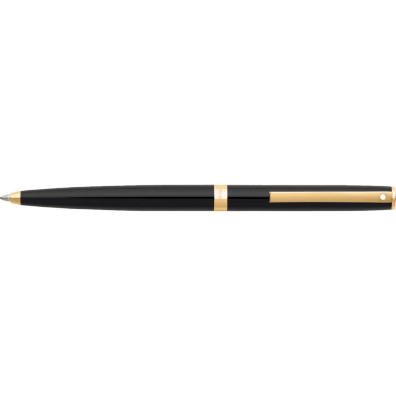 SHEAFFER® SAGARIS 9471 GLOSS BLACK BALLPOINT PEN WITH GOLD TONE TRIM