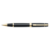 SHEAFFER® 300 9325 GLOSSY BLACK ROLLERBALL PEN WITH GOLD-TONE TRIM