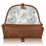 ISOKI CHANGE MAT CLUTCH REDWOOD BROWN