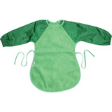 SILLY BILLYZ FLEECE MESSY EATER BIB FERN/MOSS