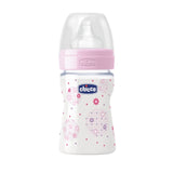 CHICCO BOTTLE: WELL-BEING SIL 0M+ 150ML GIRL