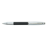 SHEAFFER® 100 9313 GLOSSY BLACK ROLLERBALL PEN WITH CHROME CAP AND CHROME TRIM