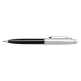 SHEAFFER® 100 9313 GLOSSY BLACK BALLPOINT PEN WITH CHROME CAP AND CHROME TRIM