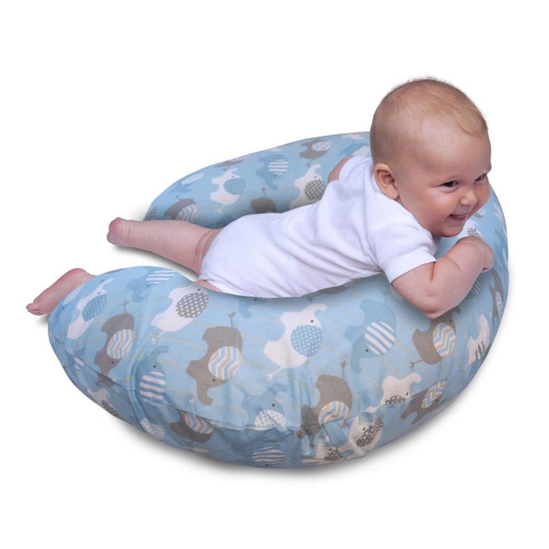 CHICCO BLU ELEPHANTS BOPPYPILLOW SLIPCOVER ONLY