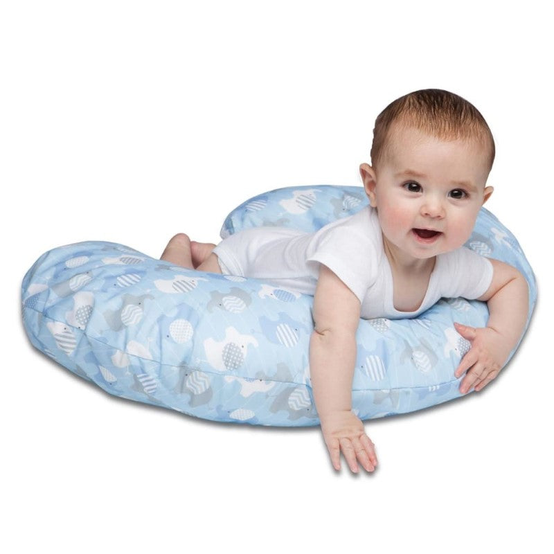 CHICCO BLU ELEPHANTS BOPPYPILLOW SLIPCOVER ONLY