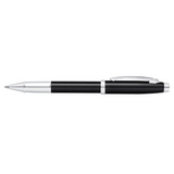 SHEAFFER SELECT ITEM 4 100 BLACK LACQUER/CHROME PLATE ROLLERBALL PEN