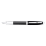 SHEAFFER® 100 9338 GLOSSY BLACK ROLLERBALL PEN WITH CHROME TRIM