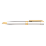 SHEAFFER® 300 9342 BRIGHT CHROME BALLPOINT PEN WITH GOLD-TONE TRIM