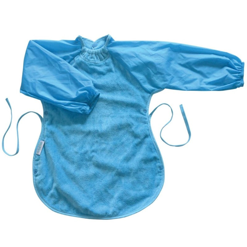 SILLY BILLYZ TOWEL MESSY EATER BIB AQUA