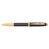 SHEAFFER® 100 9322 GLOSSY BLACK FOUNTAIN PEN WITH GOLD-TONE TRIM - FINE