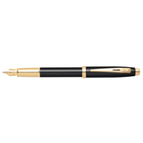 SHEAFFER® 100 9322 GLOSSY BLACK FOUNTAIN PEN WITH GOLD-TONE TRIM - MEDIUM