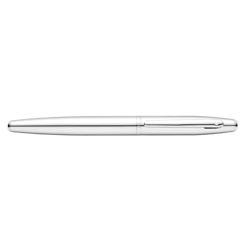 SHEAFFER® VFM 9421 POLISHED CHROME FOUNTAIN PEN WITH CHROME TRIM - FINE
