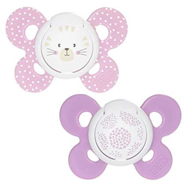 CHICCO BB/BC COMFORT SIL 6-16M 2PK - GIRL