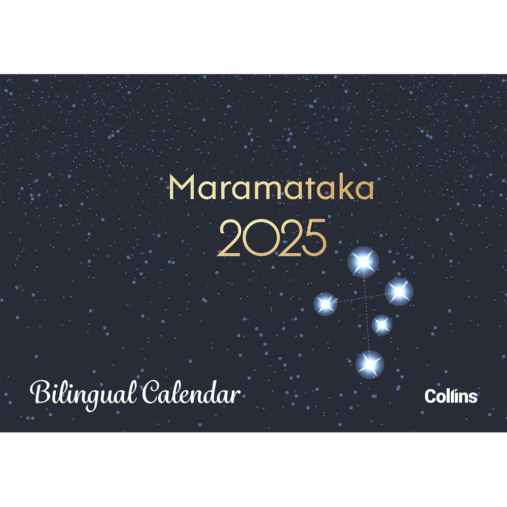 Collins Wall Calendar A4 NZ Bilingual Odd Year