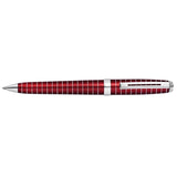 SHEAFFER PRELUDE RED LACQUER ENGRAVED LINES BALLPOINT PEN