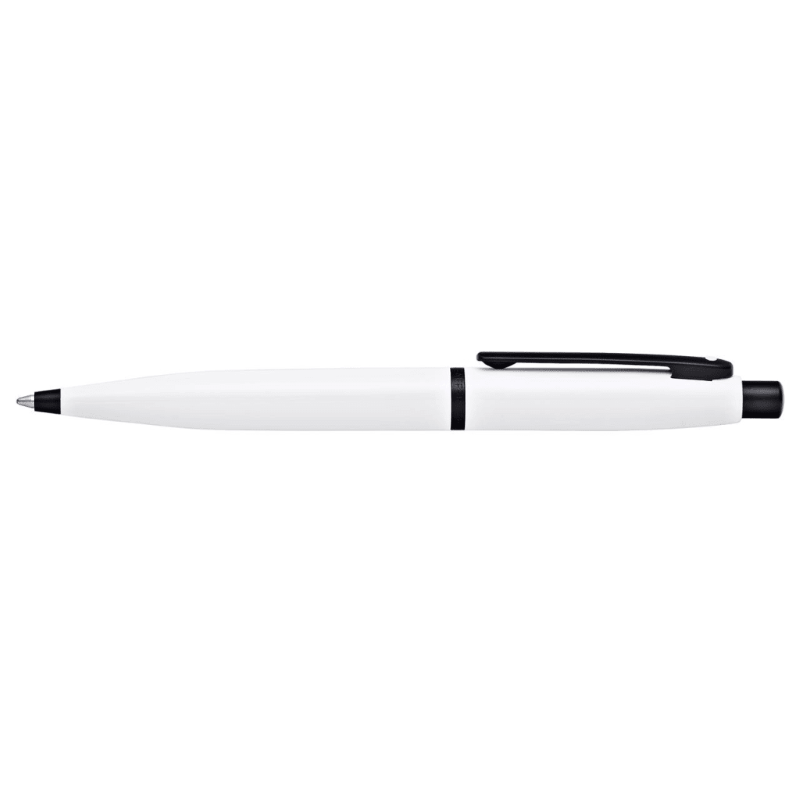 SHEAFFER VFM STROBE SILVER WITH NICKEL PT BALLPOINT +A6 NOTEBOOK