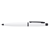 SHEAFFER VFM STROBE SILVER WITH NICKEL PT BALLPOINT +A6 NOTEBOOK