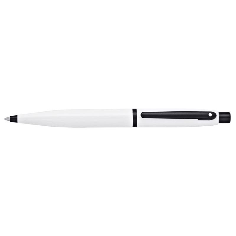 SHEAFFER VFM STROBE SILVER WITH NICKEL PT BALLPOINT +A6 NOTEBOOK