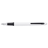 SHEAFFER VFM WHITE LACQUER BLACK BALLPOINT PEN