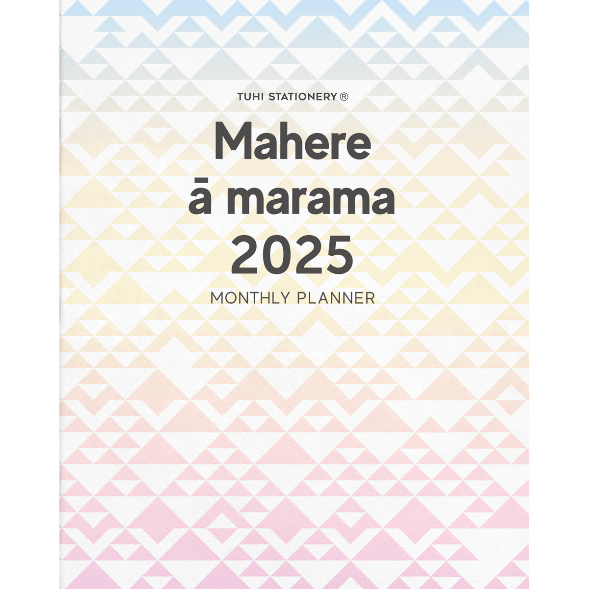 Tuhi Diary Month To View Planner Mahere a marama Poutama 2025
