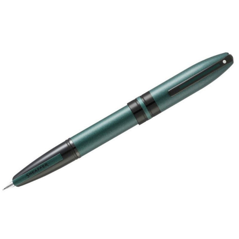 SHEAFFER® ICON METALLIC GREEN WITH GLOSSY BLACK PVD TRIM MEDIUM FOUNTAIN PEN
